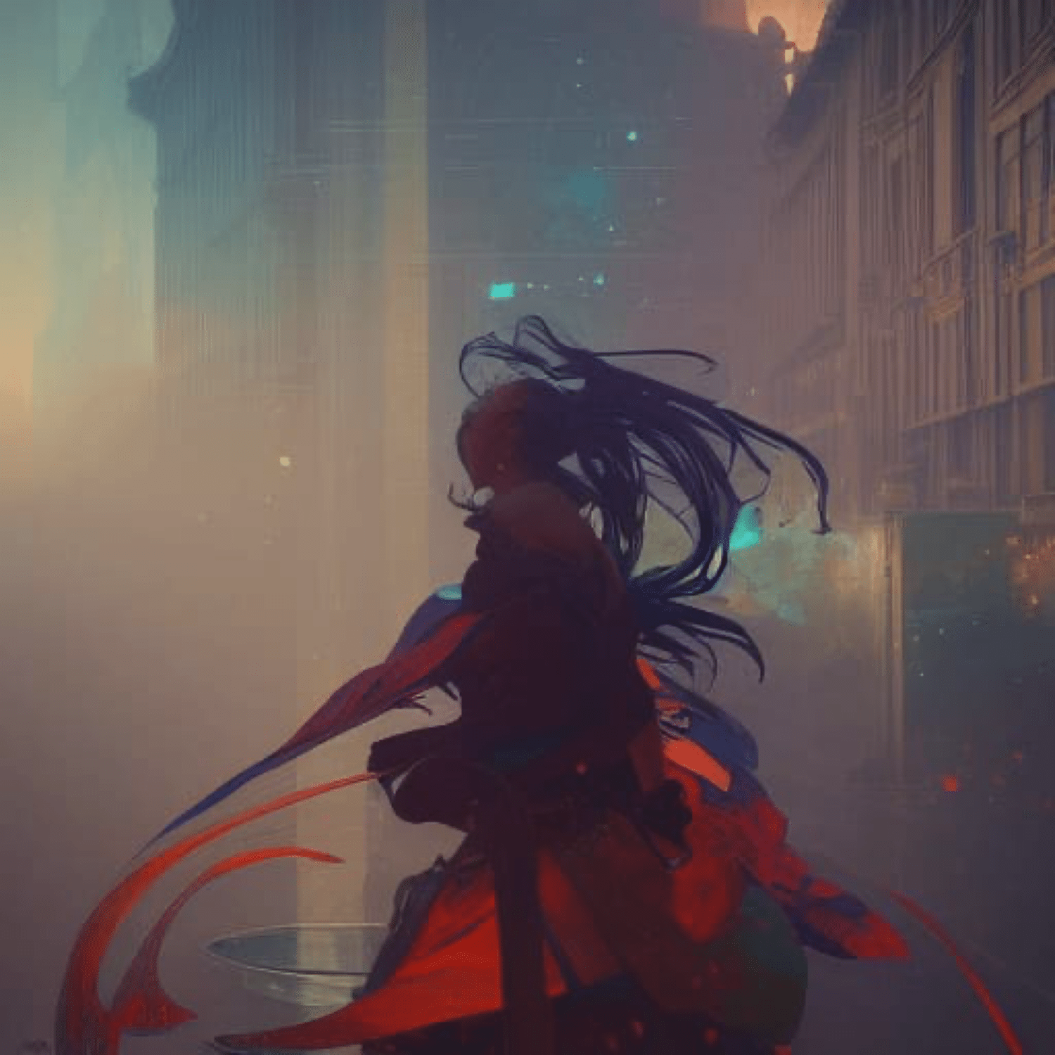 Singer passionately performing into vintage microphone